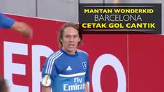 Video mantan wonderkid Barcelona, Alen Halilovic, mencetak gol cantik di laga Hamburg kontra Zwickau di DFB Pokal.