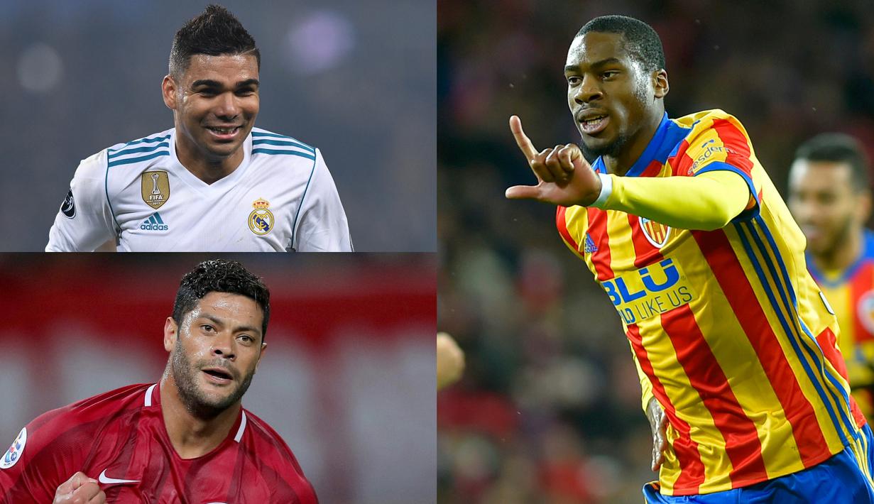 Kekuatan fisik memang bukanlah faktor segalanya dalam sepak bola. Namun fisik bisa menjadi pembeda dalam duel udara maupun duel keras lainnya, dan itu bisa menjadi keunggulan untuk tim besutan di FIFA 2019. (Kolase Foto AFP)