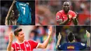 Berikut ini Cristiano Ronaldo dan enam calon kuat peraih gelar top scorer Liga Champions 2017/2018. (Kolase foto-foto dari AFP)