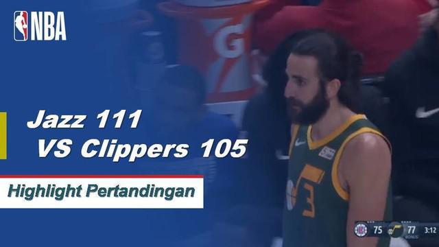 Donovan Mitchell mencetak 32 poin dan Rudy Gobert menambah double-double (20 poin 13 rebound) ketika Jazz menang di kandang sendiri atas Clippers