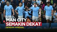 Berita motion grafis klasemen Liga Inggris (Premier League) hingga pekan ke-13, di mana Man City semakin dekat dengan Arsenal.