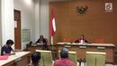 Suasana sidang praperadilan pengacara LBH Jakarta Alldo Felix melawan polisi di PN Jakarta Selatan, Senin (29/1). (Liputan6.com/Immanuel Antonius)