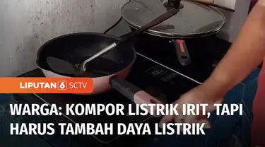 Penerima kompor listrik di Solo mengaku pengeluaran mereka lebih irit dibanding dengan penggunaan kompor gas. Namun mereka harus menaikkan daya listrik rumah. Penerima juga mengkhawatirkan jika hanya mengandalkan kompor listrik, tidak bisa memasak sa...