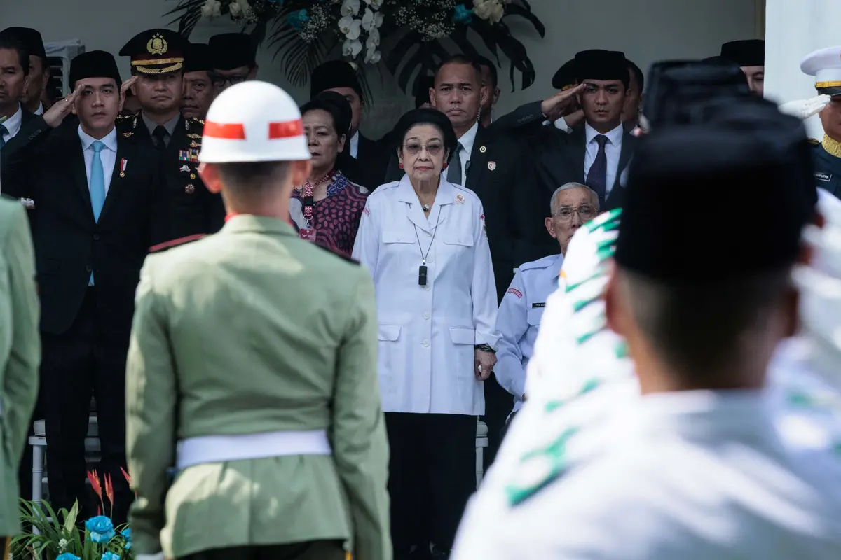 Momen Upacara Peringatan Hari Lahir Pancasila, Prabowo-Gibran Bertemu Megawati