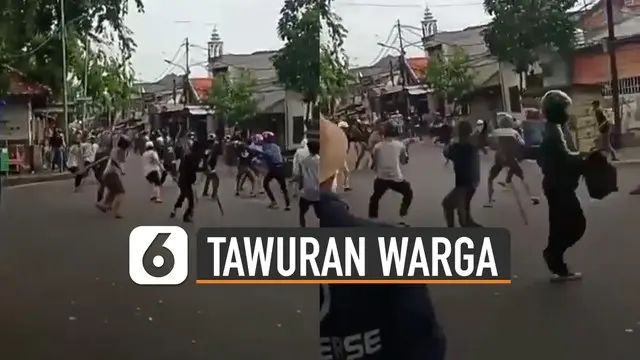 VIDEO: Viral Aksi Tawuran Antar Warga Kembali Terjadi