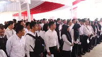 Pemerintah Kabupaten Tangerang melalui Panitia Seleksi Daerah (Panselda), melaksanakan Seleksi Kompetensi Pegawai Pemerintah dengan Perjanjian Kerja (PPPK). (Liputan6.com/Pramita Tristiawati).