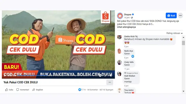 Shopee COD.