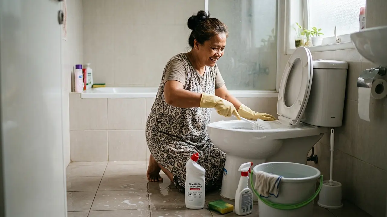 Cara Menghilangkan Bau Pesing  (AI Generated)