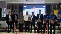 Peluncuran buku "Firestopping Pada Bangunan" di Kampus Fakultas Teknik, Universitas Indonesia, Depok, Jawa Barat, Rabu (2/8/2023). (Liputan6.com/ist)
