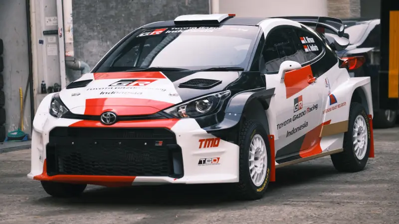 Toyota GR yaris AP4, amunisi baru Tim Toyota Gazoo Racing Indonesia di kompetisi rally Tanah Air (TGRI)