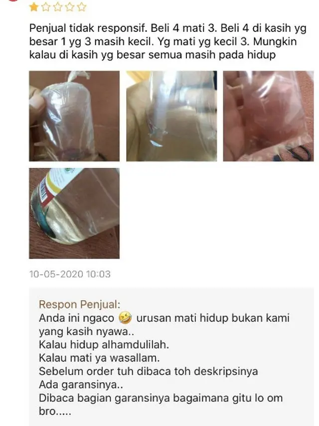 6 Potret Komentar Pembeli Online Shop, Bikin Elus Dada