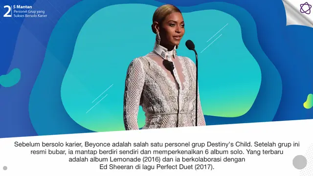 [Bintang] 5 Mantan Personel Grup yang Sukses Bersolo Karier