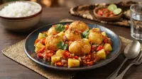 Resep Telur Sambal Nanas Pedas Manis, Cita Rasa Segar yang Menggugah Selera