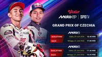 Saksikan Moto3 & Moto2 Monster Energy Grand Prix of Czechia 2026 di Vidio. (doc. vidio)
