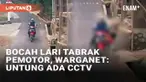 Sebuah kecelakaan terekam CCTV viral lantaran perlu menjadi perhatian para orang tua. Dalam rekaman, kecelakaan melibatkan seorang pemotor dan bocah. Sang bocah terekam tiba-tiba lari keluar dari gang ketika pemotor melintas.