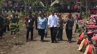 Presiden Jokowi di Probolinggo, Jawa Timur. (Liputan6.com/Lizsa Egeham)
