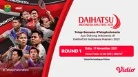 Sedang Berlangsung, Live Streaming Indonesia Masters 2021 di Vidio Hari Ini. (Sumber : dok. vidio.com.)