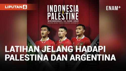 VIDEO: Timnas Indonesia Mulai Latihan Siap Hadapi 2 Laga Fifa Matchday Lawan Palestina dan Argentina