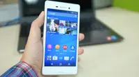 Tampilan Muka Sony Xperia M4 Aqua (Liputan6.com/Iskandar)