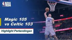 Aaron Gordon membukukan 28 poin dan 12 papan untuk memimpin Orlando melewati Boston, 105-103