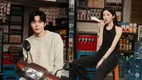 Potret Kim Seon Ho - Go Yoon Jung Bergaya Bak Warlok, Nongkrong di Warung hingga Jajan Cilok