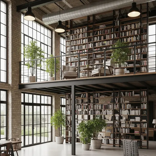 Model Rumah Mezzanine dengan Rangka Baja Ringan (Gemini AI)
