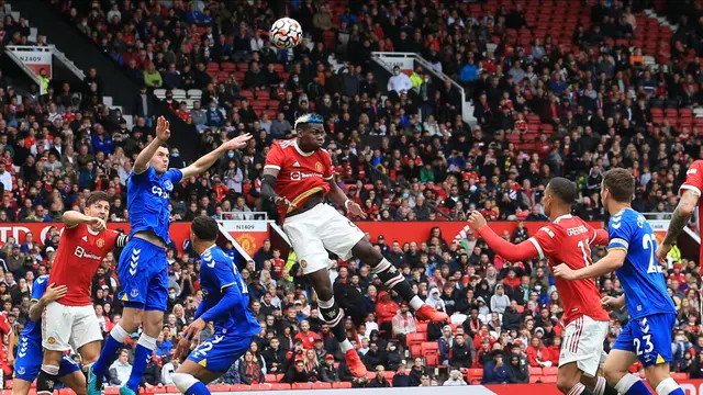 Foto: Manchester United Pesta Gol ke Gawang Everton pada Laga Uji Coba Liga Inggris