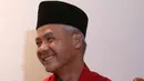 Sebelumnya, Ganjar Pranowo mengatakan, siap menerima bakal calon wakilnya sesuai pilihan dari keputusan partai politiknya. (Liputan6.com/Herman Zakharia)