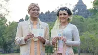 Pernikahan Vicky Shu dan Ade Imam. (Instagram/brutusrumahmode)
