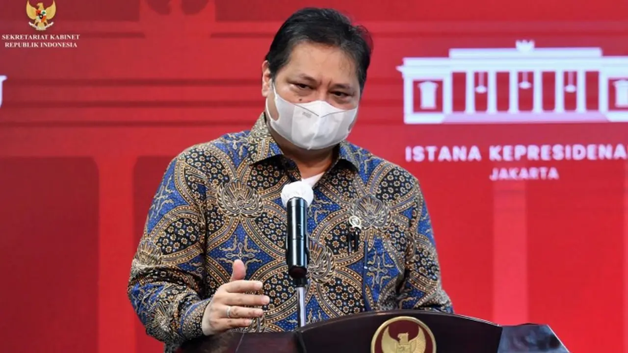 Menteri Koordinator Bidang Perekonomian Airlangga Hartarto