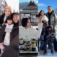 Gaya Outfit Musim Dingin Artis Tanah Air Liburan Akhir Tahun ke Jepang. [Instagram]