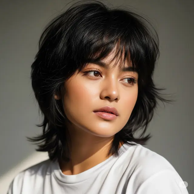 Potongan Rambut Tanpa Catok yang Tetap Stylish. Foto: Gemini
