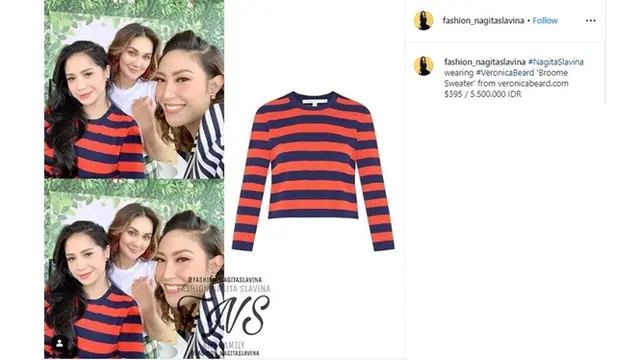 Terlihat Biasa, Harga 7 Kaos Nagita Slavina Ini Bikin Geleng kepala