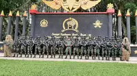 Pasukan Batalyon Infanteri Para Raider 502/Ujwala Yudha Brigif 18/Trisula Kostrad, Kecamatan Jabung, Kabupaten Malang, Jawa Timur. (Liputan6.com/Ady Anugrahadi)