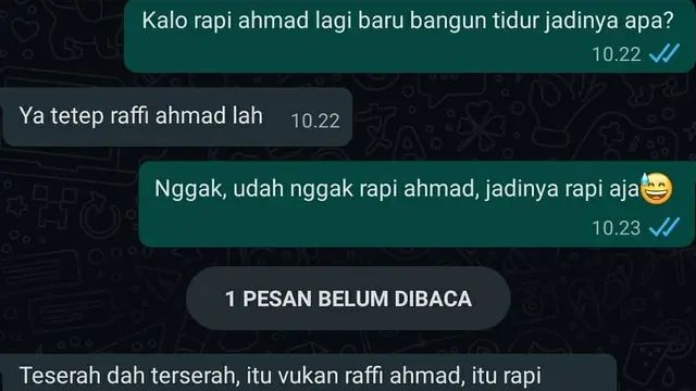 7 Chat Tebak-tebakan Kocak Ini Bikin Tepuk Jidat, Ada yang Garing