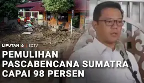 Pemulihan Bencana Sumatra Capai 98 Persen, Sekolah dan Faskes Masih Diperbaiki