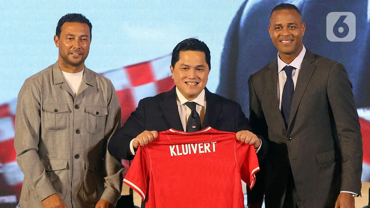 Momen PSSI Perkenalkan Pelatih Timnas Indonesia Patrick Kluivert Dihadapan Publik