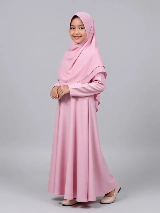 Gamis Terbaru Anak Perempuan Anti Gerah dan Cocok untuk Acara Kondangan