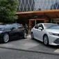 Model terbaru Toyota Camry dibanderol Rp 646.659 juta sampai Rp 806.600 juta. (Arief Aszhari / Liputan6.com)