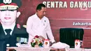 Kabareskrim Komjen Listyo Sigit Pranowo memberi arahan pada penutupan Pelatihan Penanganan Tindak Pidana Pemilihan dan Laporan Sentra Gakumdu Pemilihan 2020, Jakarta, Kamis (27/2/2020). (Liputan6.com/Johan Tallo)
