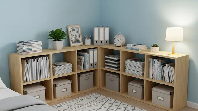 Rak Sudut di Kamar Tidur