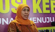 Khofifah Indar Parawansa berharap bisa berduet dengan Emil Dardak di Pilkada Jawa Timur. Komunikasi dengan partai politik terus digencarkan. (Ady Anugrahadi).