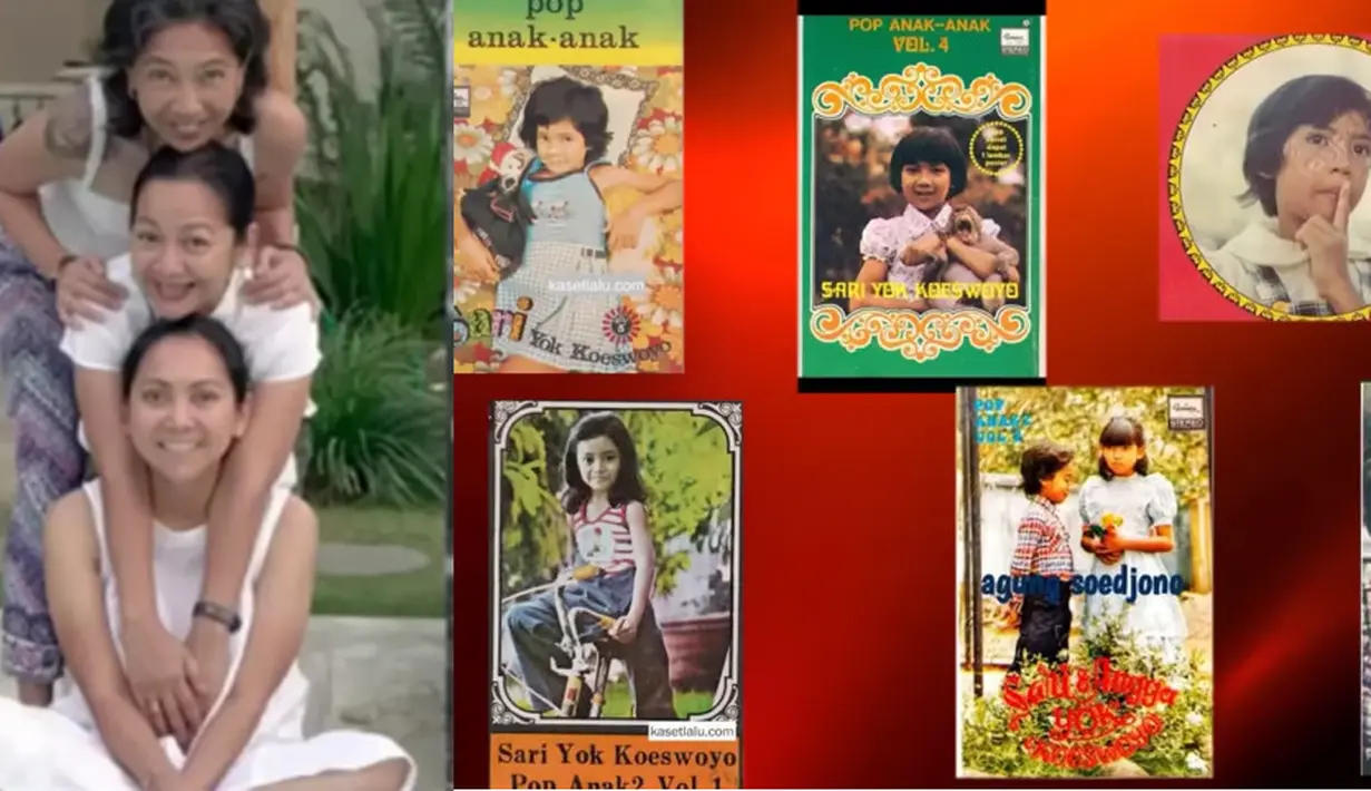 Sari Yok Koeswoyo merupakan anak musisi Yok Koeswoyo. Sang ayah sangat populer dengan Koes Bersaudara dan Koes Plus. Sari merupakan kelahiran 20 Agustus 1968. Menyanyi sejak tahun 1978 mengikuti jejak sepupunya Chicha Koeswoyo. Album perdana berjudul Kemarau meraih penghargaan rekaman emas. Kemudian berturut-turut merilis beberapa album beberapa tahun kemudian seperti Jam Dinding, Paman Bloon, Tali, Kijang, dan Pesan Ibu.Tapi hasilnya tak sesukses album perdananya. [Youtube@Demash Channel]