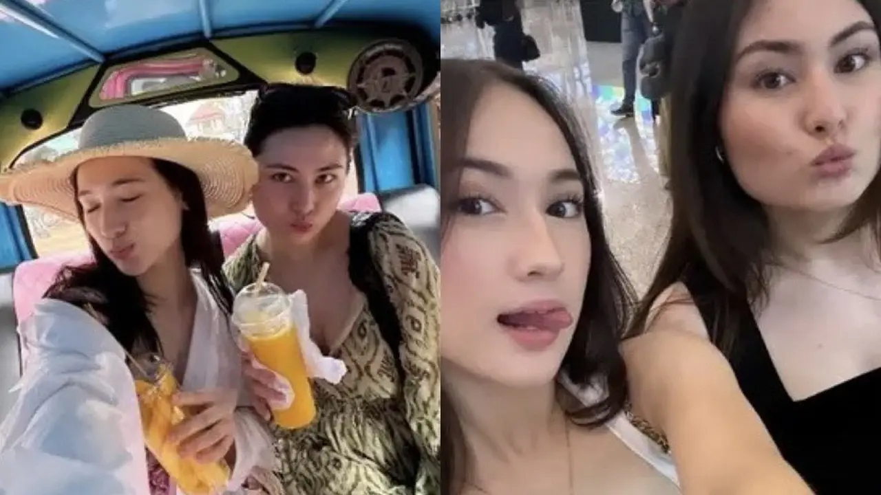 Outfit Laura Moane Liburan ke Thailand