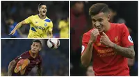 Kabar transfer terkini, Jumat (18/11/2016), diwarnai kabar dukungan dari Xavi kepada Barcelona untuk mendatangkan Philippe Coutinho. (AFP)
