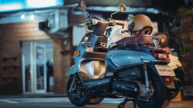 Suzuki Saluto 125 dibekali dengan mesin yang responsif