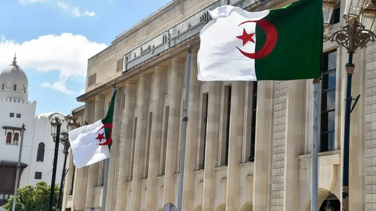 Ilustrasi bendera Algeria (AFP).