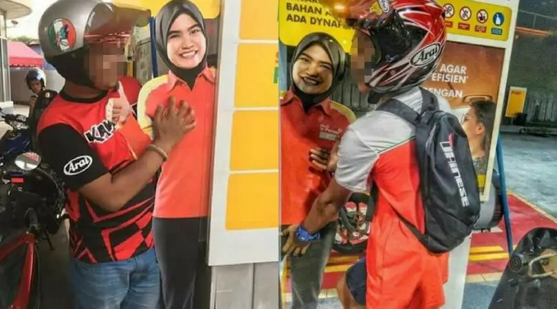 Foto 'Bintang' Iklan Dilecehkan Viral, Pom Bensin Ini Bertindak (Facebook/Mashable)