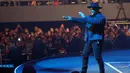 Momen ini sekaligus menjadi peluncuran resmi album studio kedelapan mereka yang berjudul “28”. Tampak dalam foto, grup band Padi Reborn saat tampil dalam Konser Dua Delapan yang digelar di Tennis Indoor, Gelora Bung Karno, Senayan, Jakarta, Sabtu (31/1/2026) malam. (Kapanlagi.com/Budy Santoso)