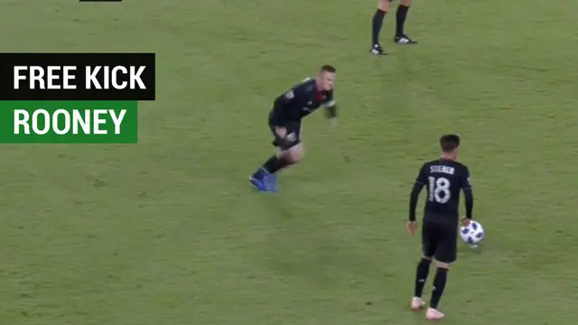 Berita video momen gol Wayne Rooney untuk DC United dari free kick berjarak sekitar 36 meter di MLS, Rabu (17/10/2018).